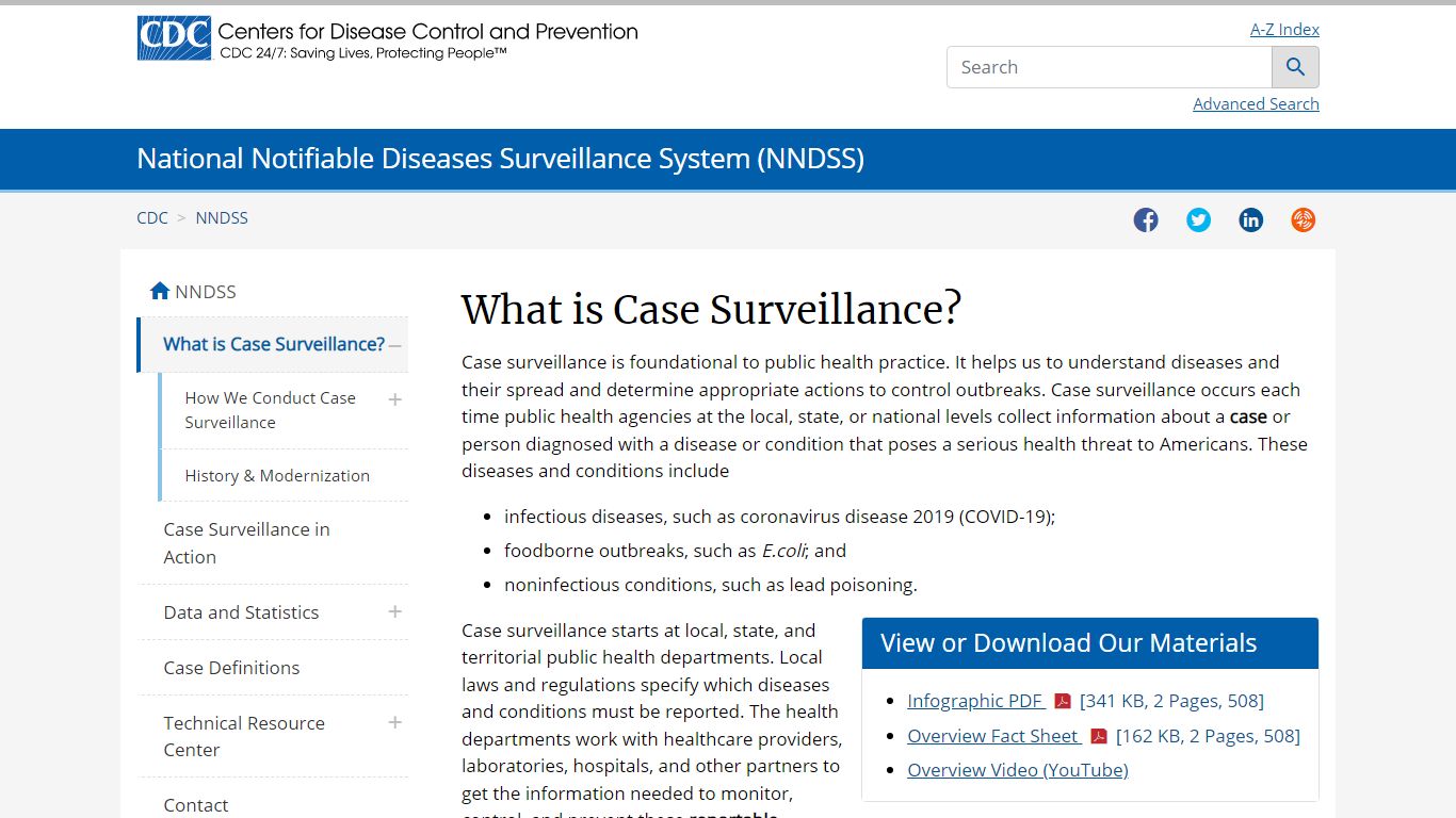 What is Case Surveillance? | CDC